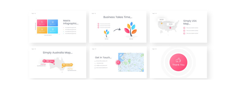 Surface - Business PowerPoint template - Features Image 4