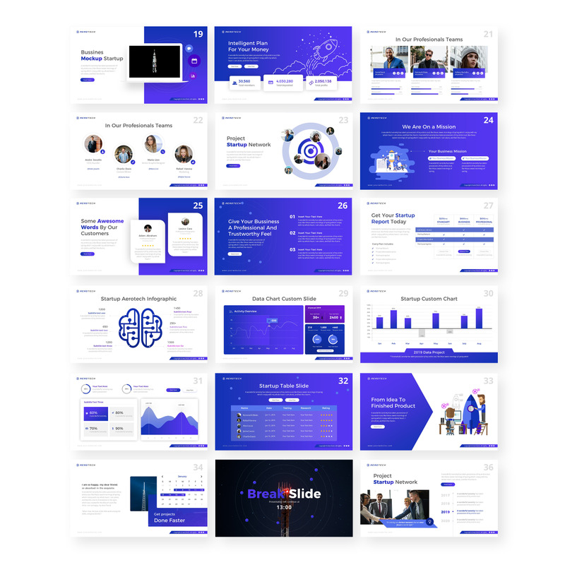 Aero-Tech Technology PowerPoint template - Features Image 2