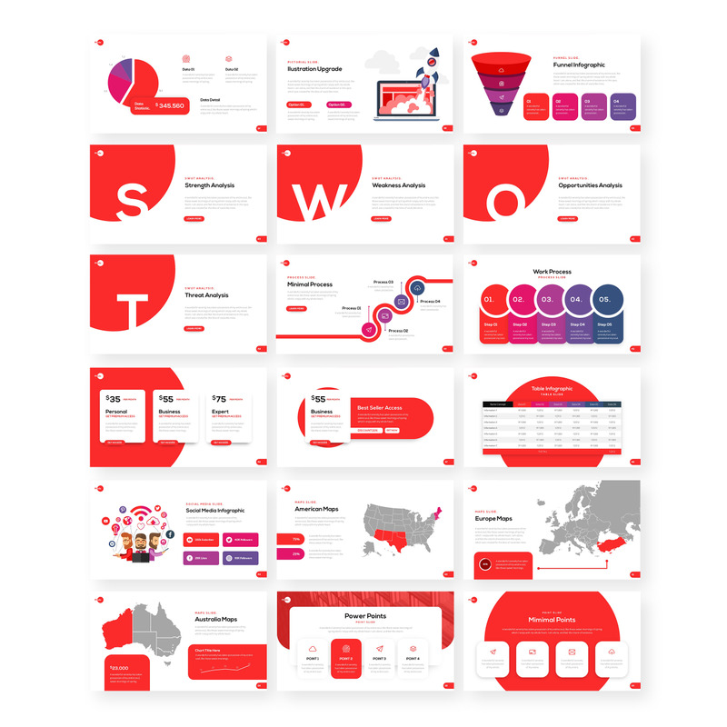 Minilo Multipurpose PowerPoint template - Features Image 3