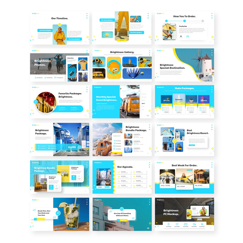 Brightness - Multipurpose Presentation PowerPoint template - Features Image 2