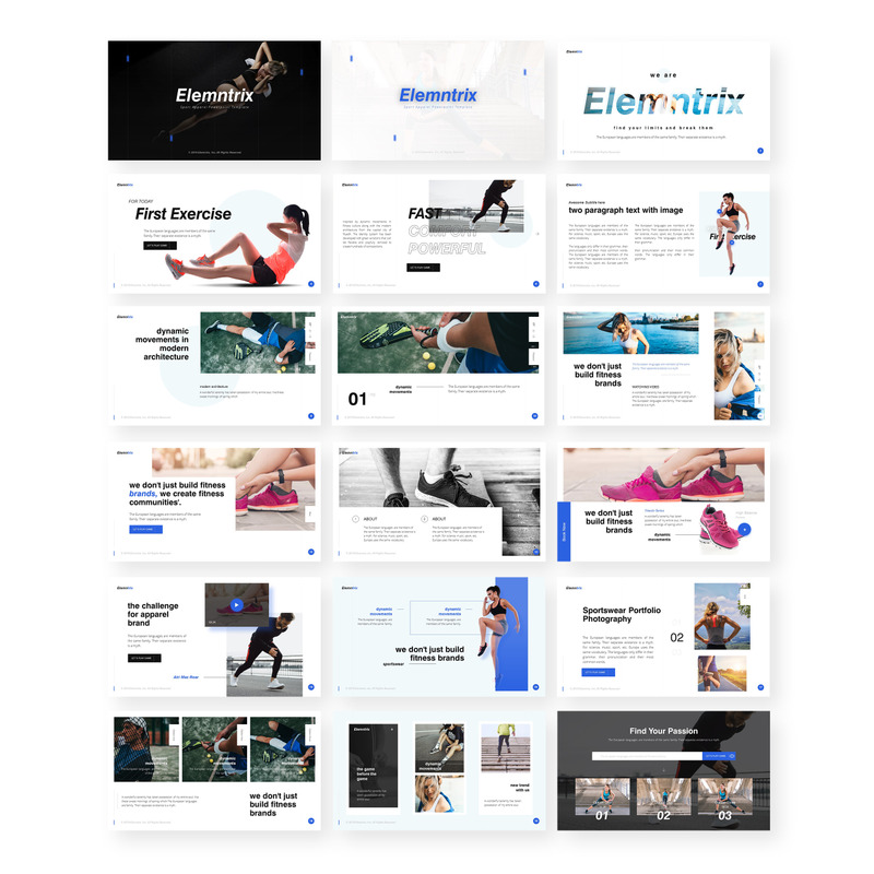Elemntrix – шаблон PowerPoint - Features Image 1