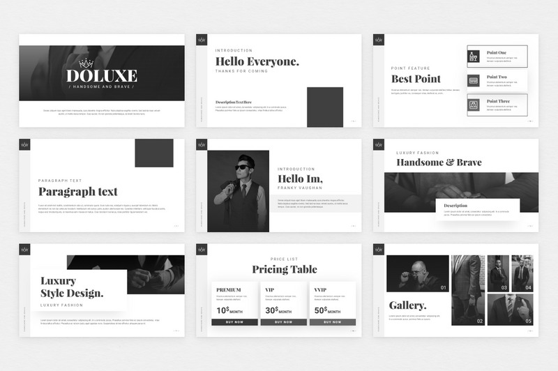 Doluxe lyxpresentation PowerPoint-mall - Features Image 2
