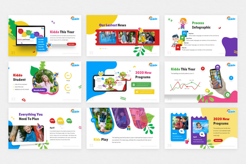 Kiddo Education - Keynote-Vorlage - Eigenschaften Bild 3