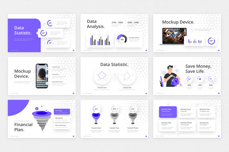 Finco Finance - Keynote-sjabloon - Features Image 3