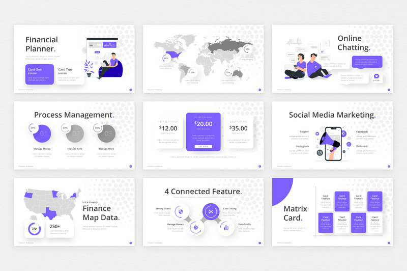 Finco Finance - Keynote-sjabloon - Features Image 4