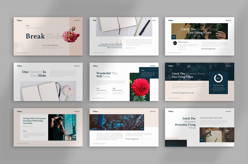 Template Keynote #159169 Vibes Photography - Keynote template - Immagine Caratteristiche 2