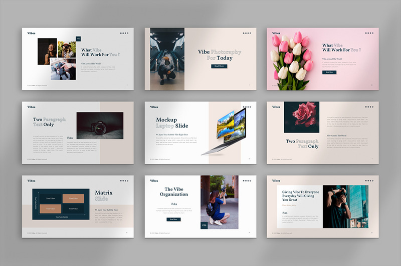 Template Keynote #159169 Vibes Photography - Keynote template - Immagine Caratteristiche 3