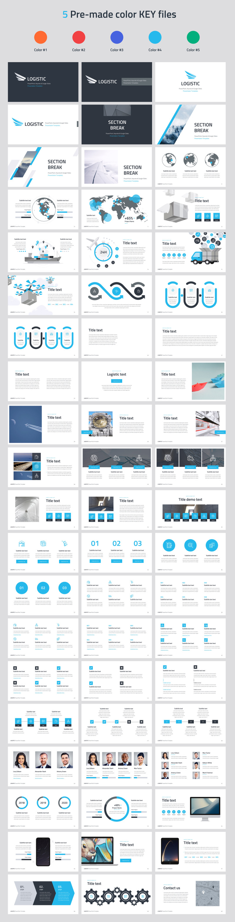 Logistic - Keynote template - Features Image 1