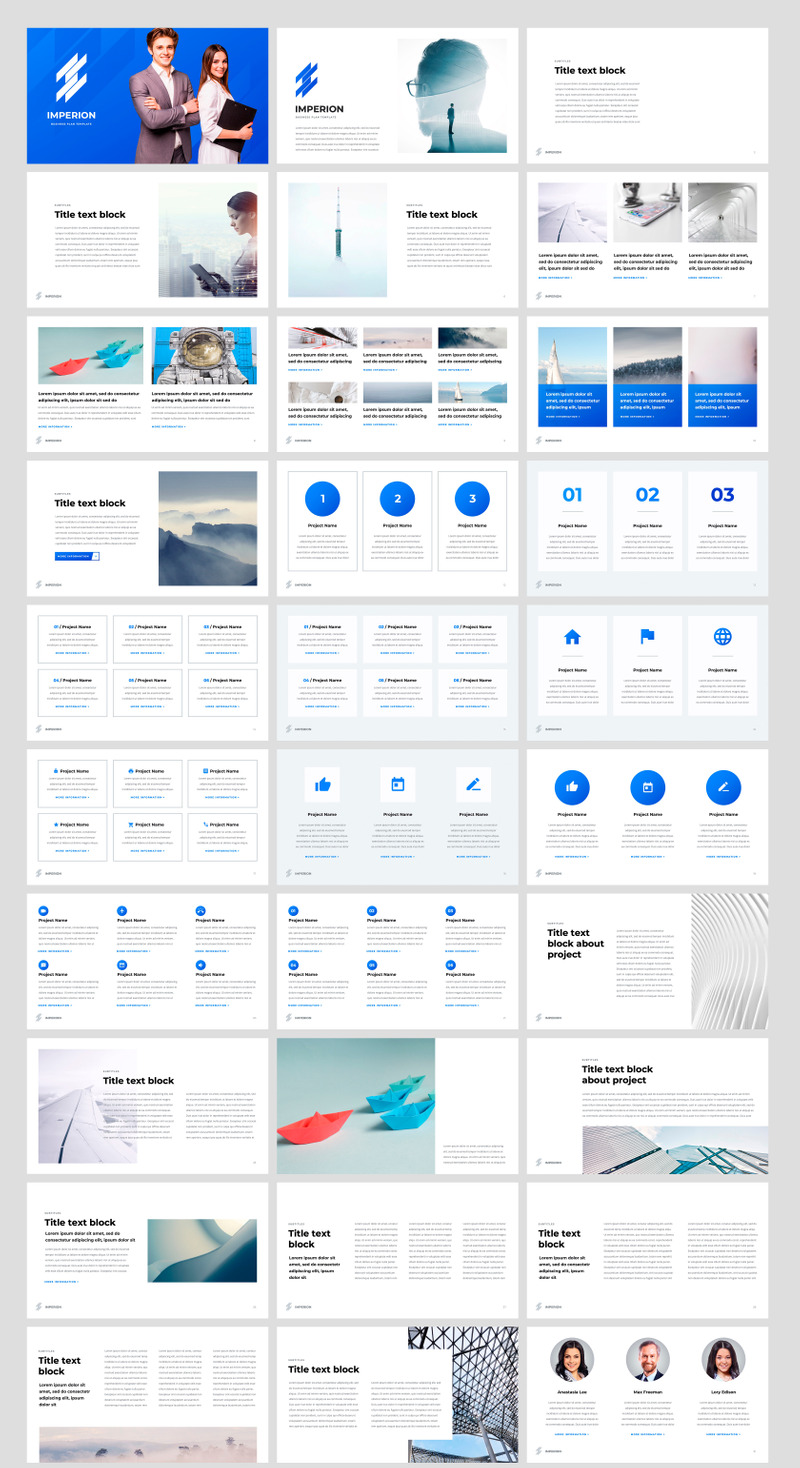 Предложение Бизнес - Шаблон PowerPoint - Features Image 1