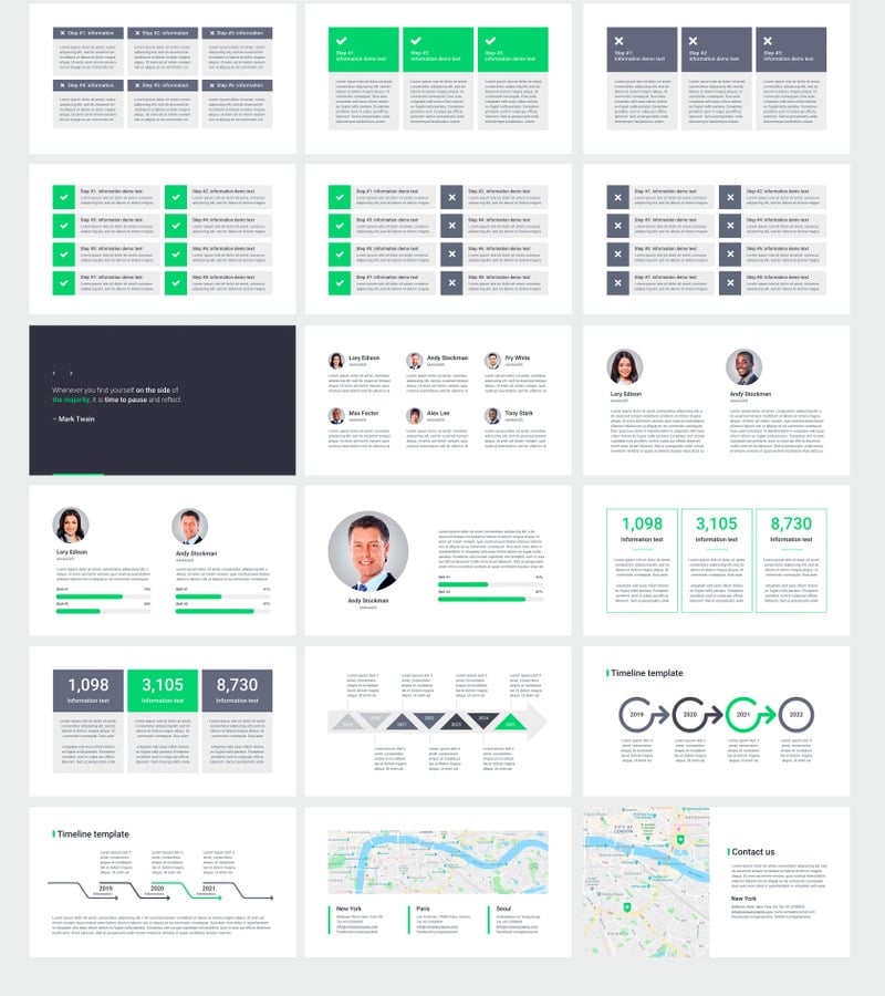Human Resource HRM PowerPoint template - Features Image 5