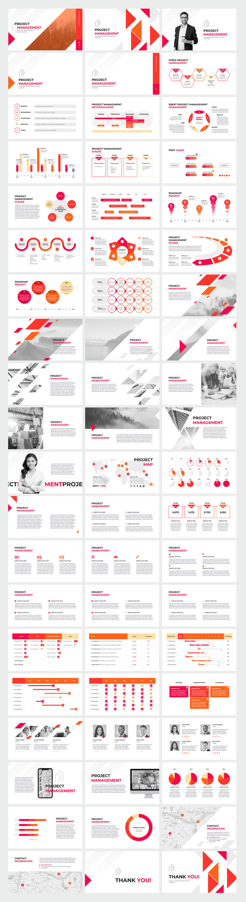 Project Management PowerPoint Template - Features Image 1