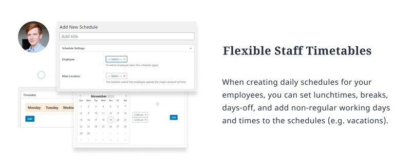 WordPress Plugin Appointment Booking WordPress Plugin #151673 - Obrázek funkce 5