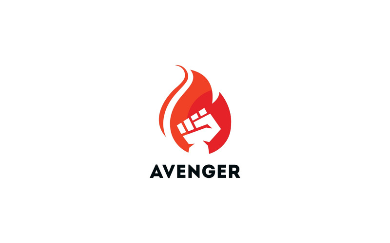 Plantilla de logotipo de mano de fuego - Características Imagen 1