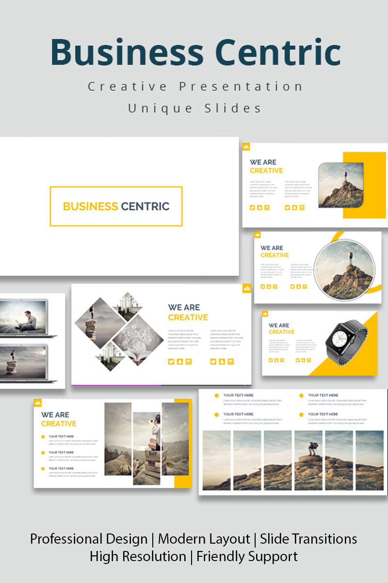 Business Centric - Modello di keynote - Caratteristiche Immagine 1