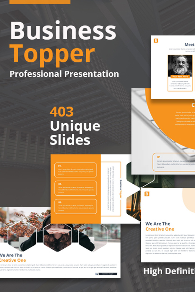 Business Topper - modello di Keynote - Caratteristiche Immagine 1