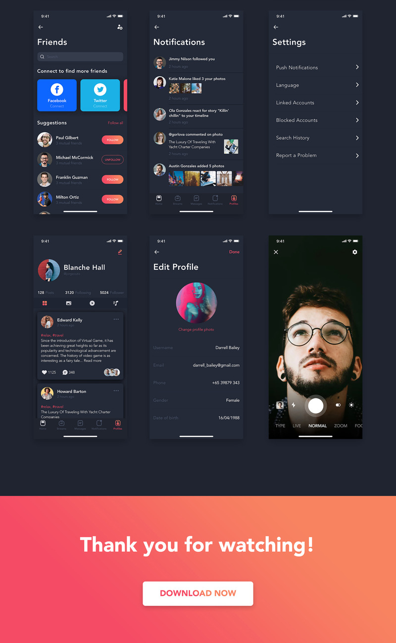 Zingo Social - Mobile App UI Elements - Features Image 6