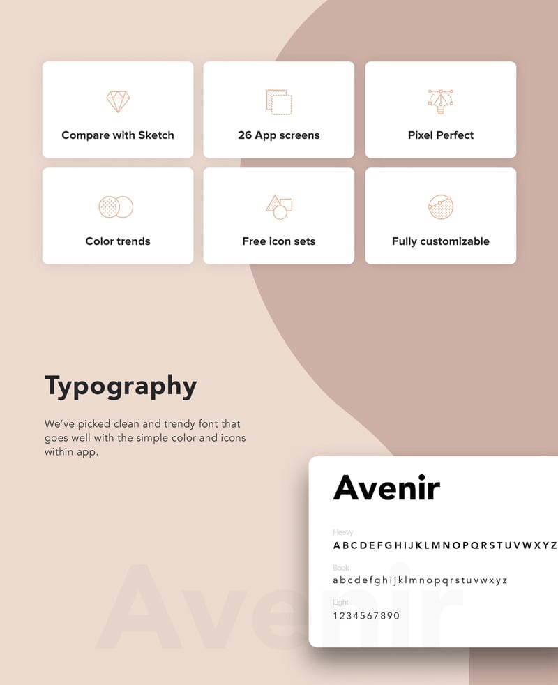 Furniture Design - Mobile App UI Elements - Features Image 2