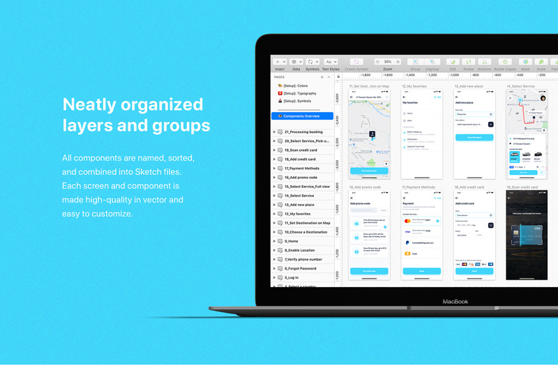 Cargo - Car Booking & Sharing App UI Elements - Features Image 7