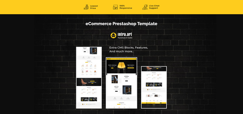 Intra - Furniture Art & Crafts PrestaShop Theme - Features Image 1