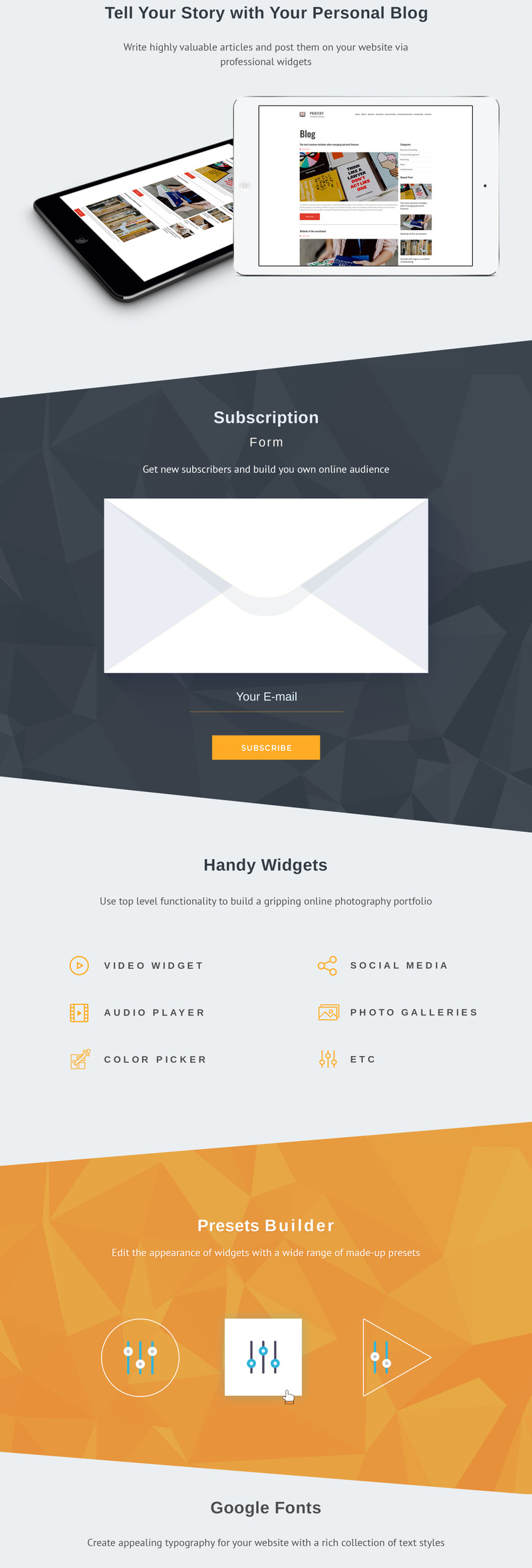Book Publishing Moto CMS 3 Template - Features Image 4