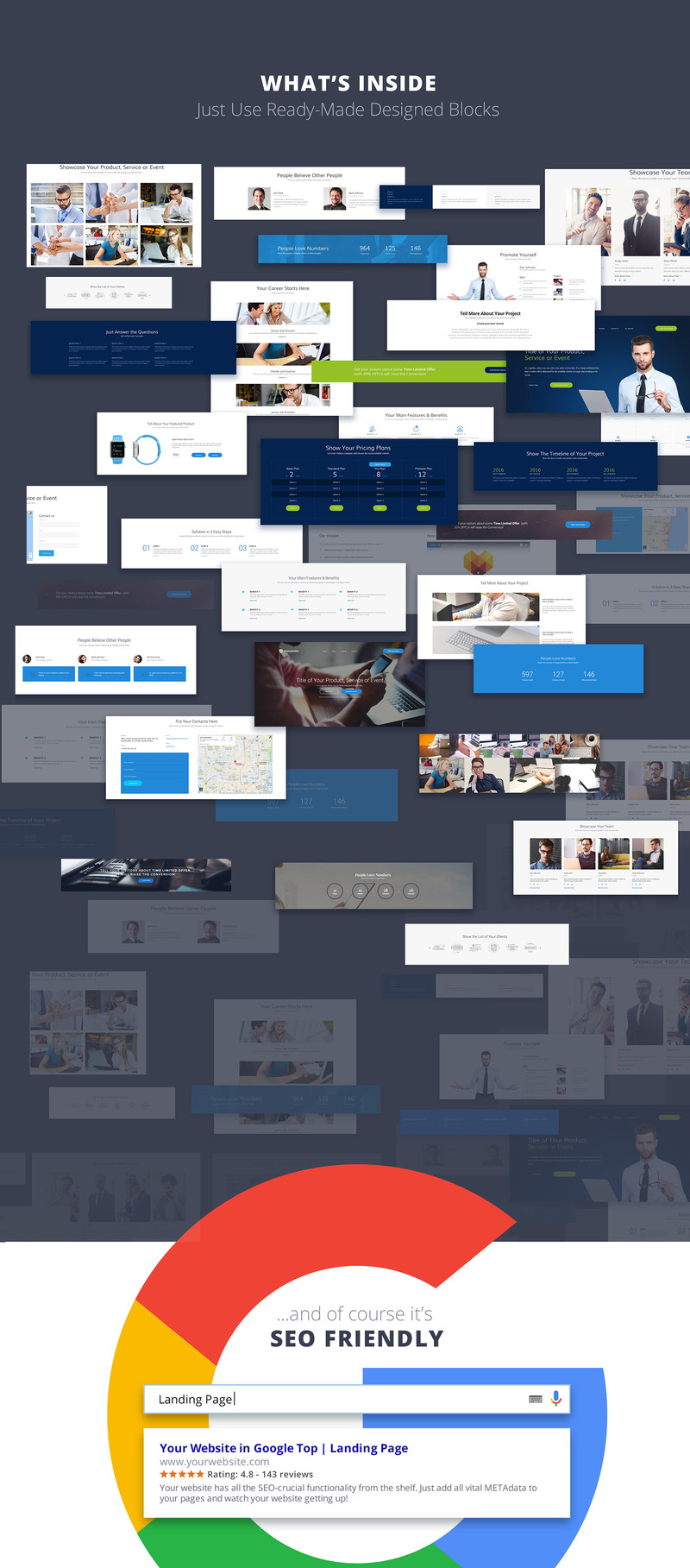 LUCKY Showroom Landing Page Vorlage - Bildeigenschaften 2