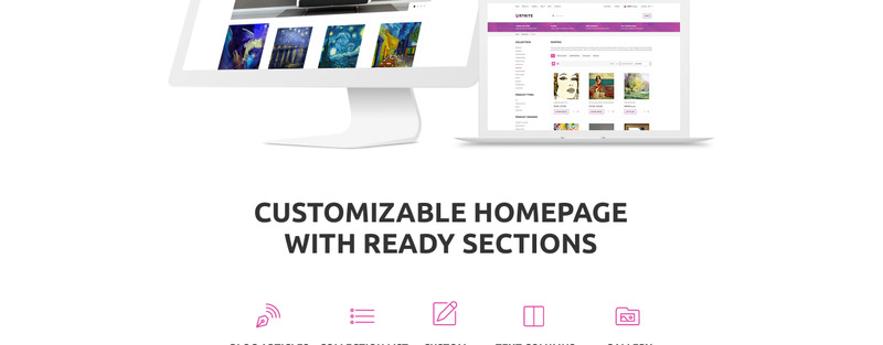 Artrite - Marvellous Art & Paintings Online Store Shopify Theme - Features Image 2