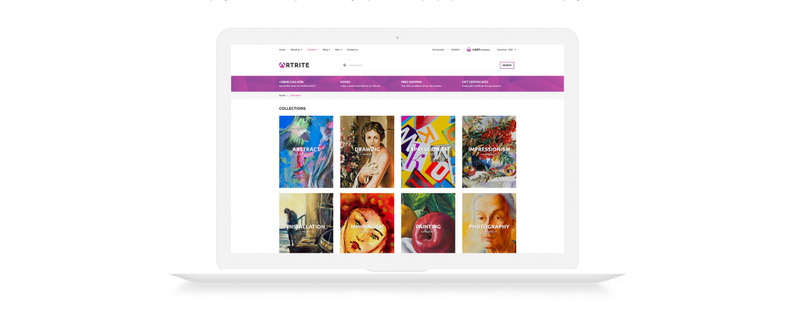 Artrite - Marvellous Art & Paintings Online Store Shopify Theme - Features Image 6
