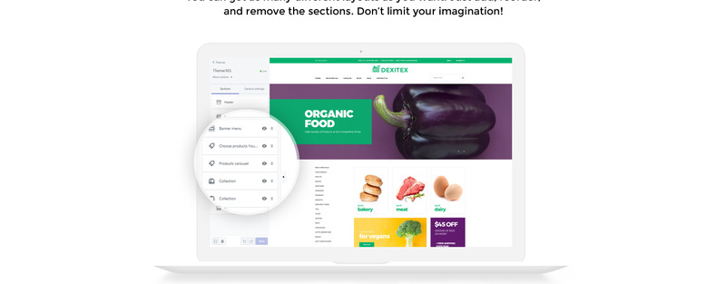 Dexitex - Convenient Grocery Online Store Shopify Theme - Features Image 5