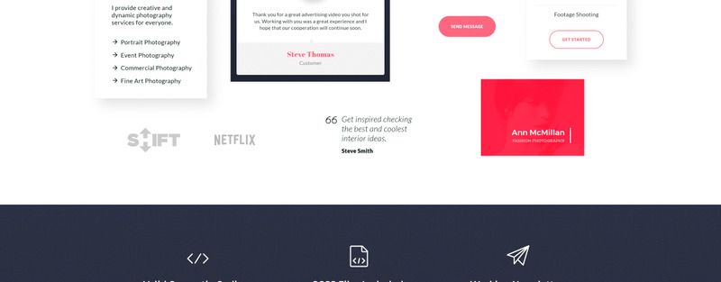 MomiStudio - Videography Services HTML5 Landing Page Template - Features Image 3