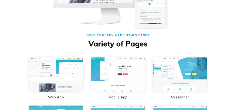 Alice - Application Multipurpose HTML5 Template Web №70682 - Features Image 2
