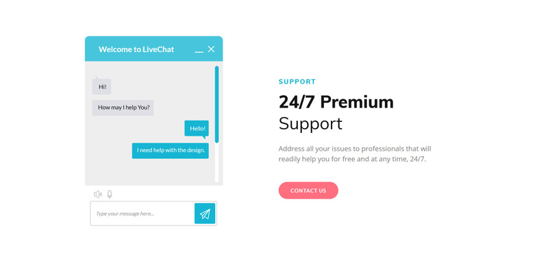 Alice - Application Multipurpose HTML5 Template Web №70682 - Features Image 8