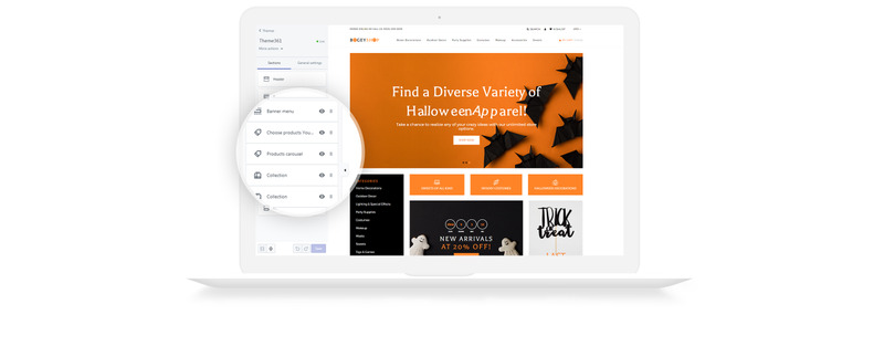 Bogey Shop - Elegant Party Supplies Online Store Shopify Theme - Features Image 5