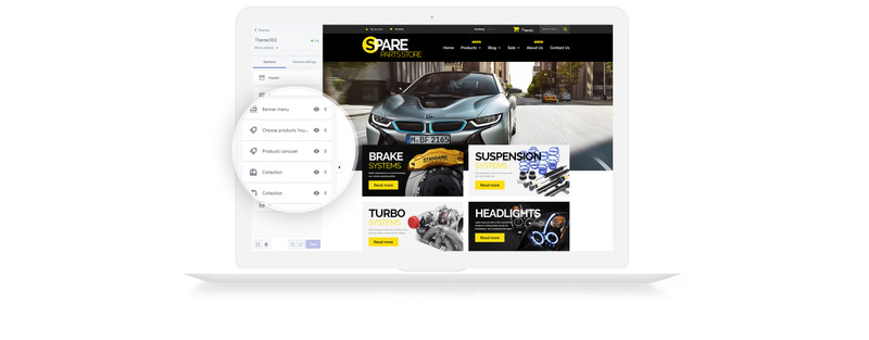 Spare Parts Store Shopify Theme - Features Image 5