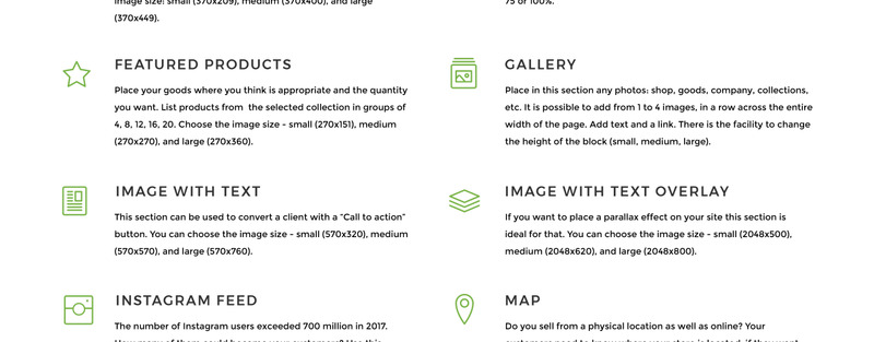 Green Life - Nutrition Responsive Simple Shopify Theme - Features Image 8