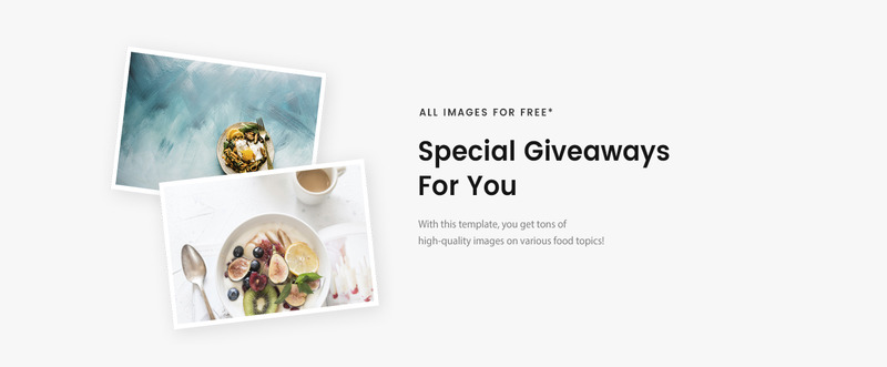 Plate - Healthy Food One Page Clean HTML Landing Page Template - Features Image 4