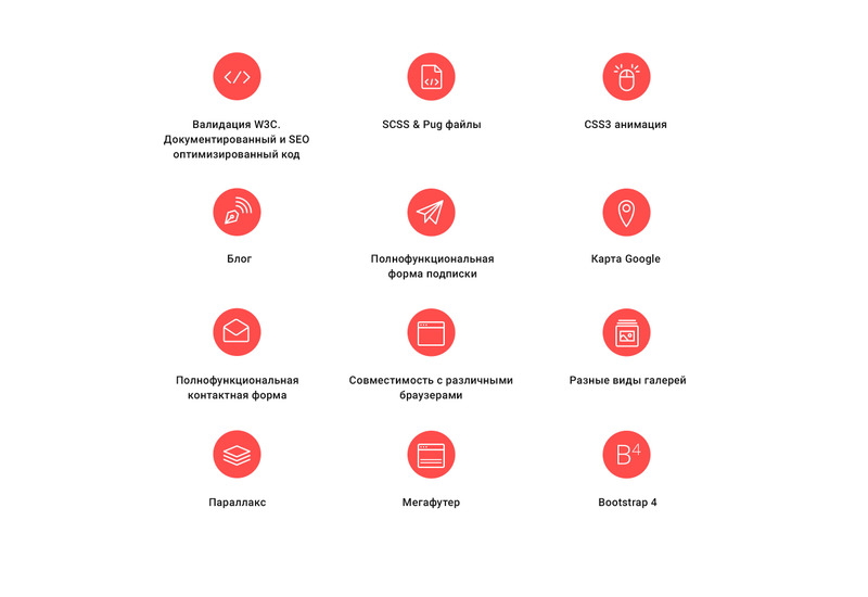 Детский - Готовый к использованию шаблон сайта HTML Ru для детской комнаты - Features Image 4