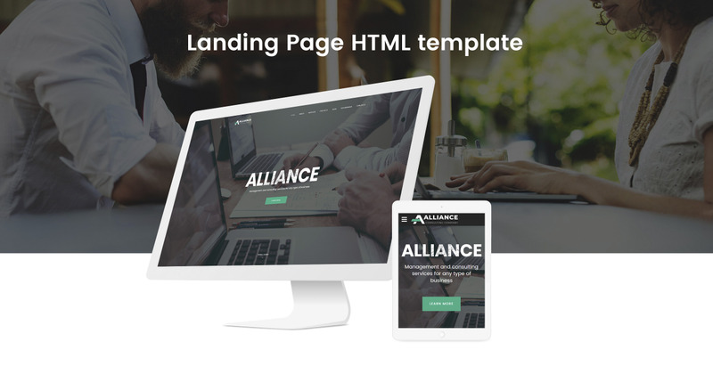 Alliance - Управление и консультирование Современный шаблон целевой страницы HTML5 - Изображения фич 2