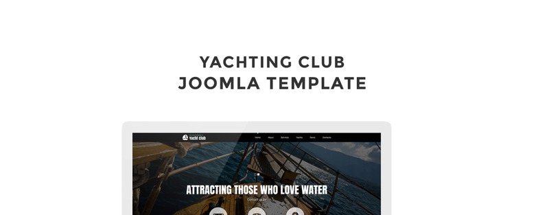 Yacht club - Yachting Multipage Modern Joomla Template - Features Image 1