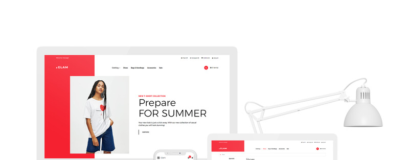 Glam - Fashion Store Creative OpenCart Template - Features Image 1