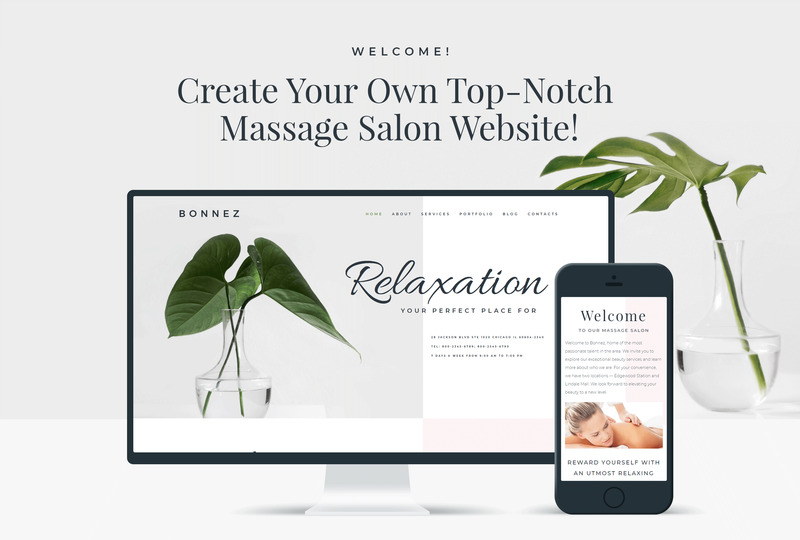Bonnez - Massage Salon Ready-to-Use Minimal WordPress Elementor Theme - Features Image 1