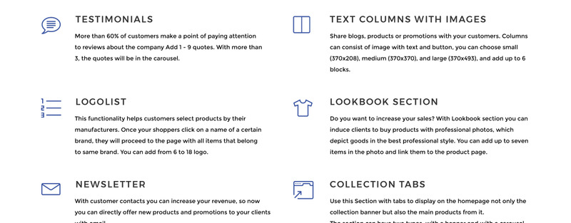 海洋礼品和海鲜商店现代 Shopify 主题 - Features Image 10