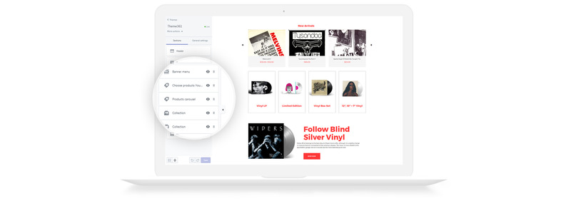 The Vinyl - Music Store eCommerce Creative Shopify Theme - Features Image 5