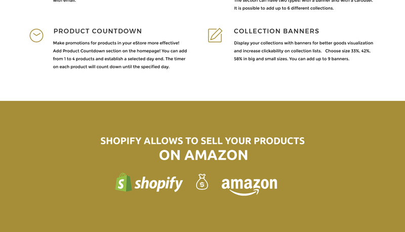 Bar - Drinks & Beverages Shopify Shopify Theme - Features Image 11