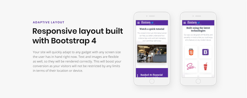 Lintense Mobile App - Software Creative HTML Landing Page Template - Features Image 5