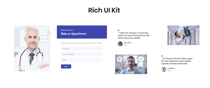 Lintense Doctor - Шаблон цільової сторінки для медичного чистого HTML - Features Image 4