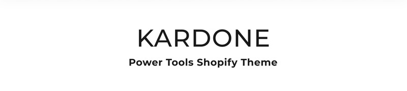 Power Tools Shopify Theme - Features Image 2