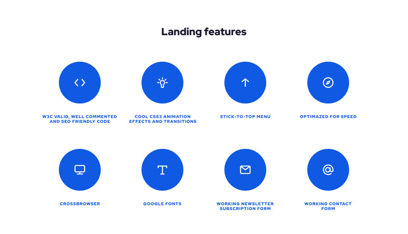 Рекламное агентство Lintense - креативный HTML-шаблон целевой страницы - Features Image 4
