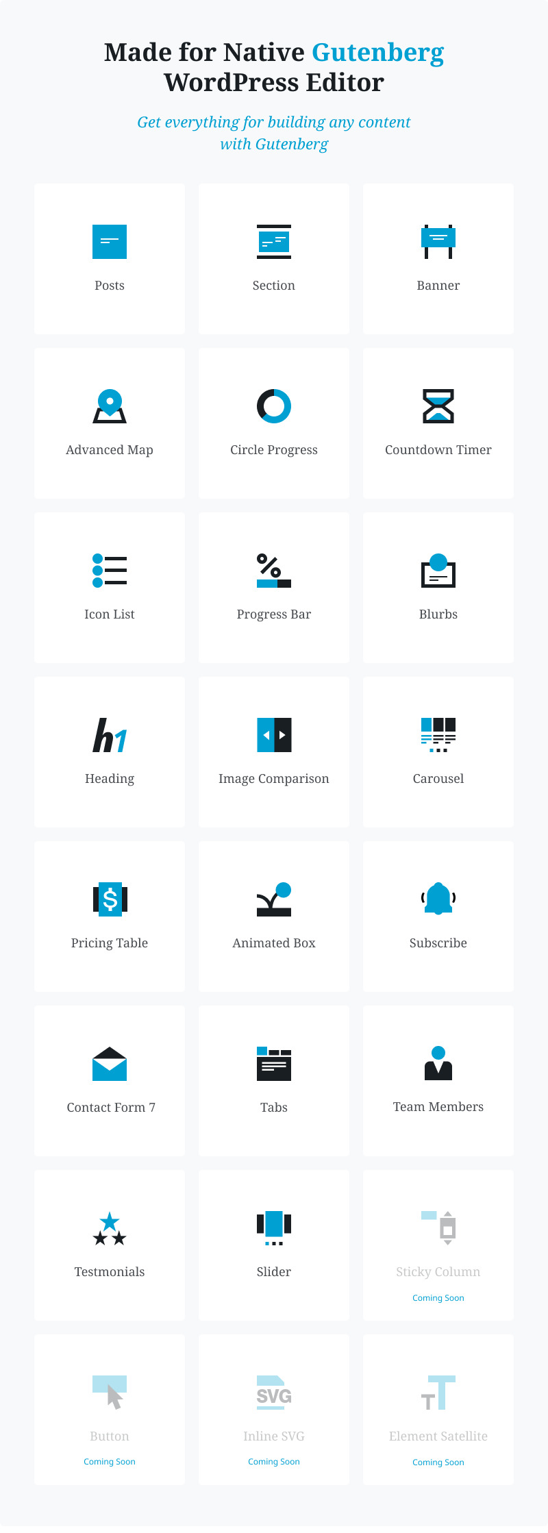 ZeGuten Gutenberg Plugin to Build a Competitive Website WordPress Plugin - Features Image 1