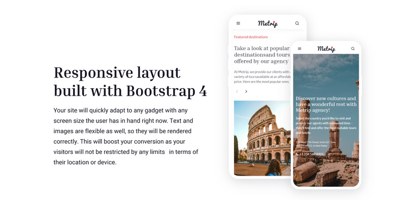 Metrip-旅行社HTML网站模板 - Features Image 6
