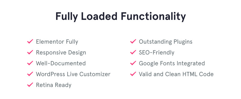 Startix - Tema gratuito para el tema de inicio de WordPress - Características Imagen 5